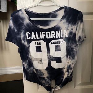 Marshals tie die tee